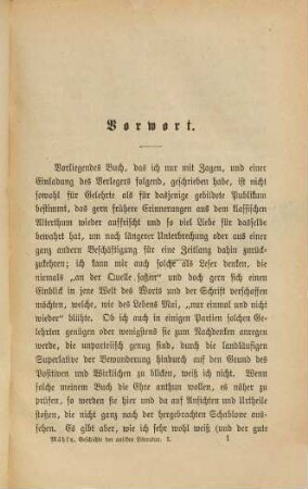 Geschichte der antiken Literatur, 1. Poesie der Griechen und Römer