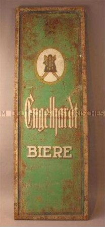 Werbeschild "Engelhardt Biere"