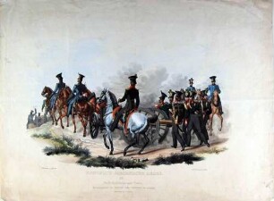 Königlich-sächsische Armee, Fußartillerie mit Train