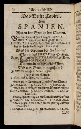 14-26, Das Dritte Capitel.-Das vierte Capitel.