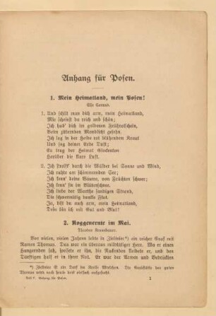 Anhang für Posen