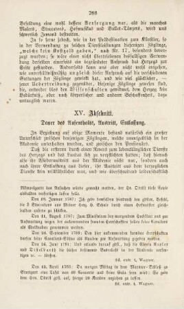 288-293, XV. Abschnitt. Dauer des Aufenthalts, Austritt, Entlassung