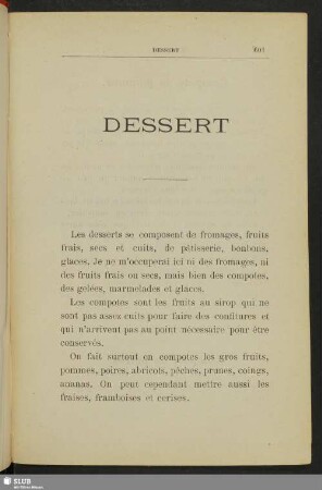 Dessert
