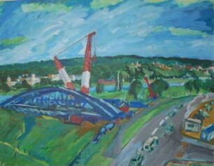 Baustelle Waldschlößchenbrücke II, Dresden