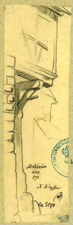 Adelsheim Hausecke mit Stützbalken