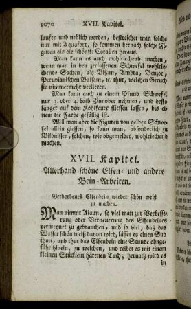 XVII. Kapitel. Allerhand schöne Elfen- und andere Bein-Arbeiten.