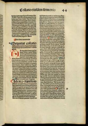 218r-221v, 44. Sequitur collatio eiusdem sermonis de reliquis duabus dominibus...
