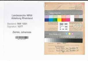 Entnazifizierung Johannes Zerres , geb. 03.05.1914 (Arzt)