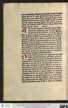 Nunc restat considerare articulos qui pertinent ad humanitatem Christi, circa quam et quidam sex articulos distinguunt...