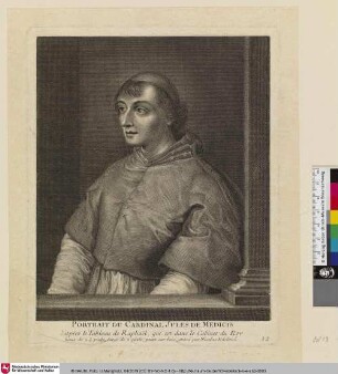 Portrait du Cardinal Jules de Medicis; [Papst Clemens VII.]