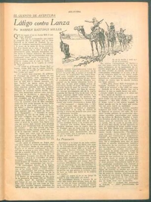Látigo contra Lanza : El cuento de aventuras