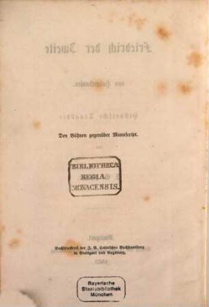 Friedrich der Zweite von Hohenstaufen : Historische Tragödie