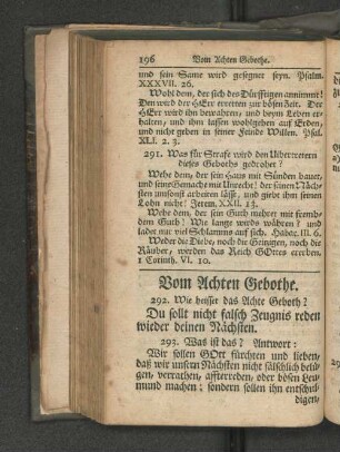 Vom Achten Gebothe.