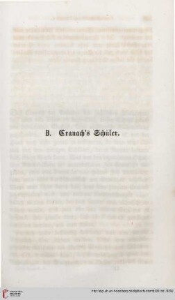 B: Cranach's Schüler