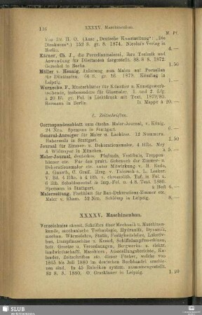 XXXXV. Maschinenbau