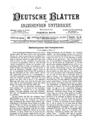 Herbartismus und Turnunterricht
