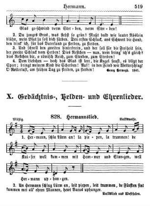 X. Gedächtnis-, Helden- und Ehrenlieder