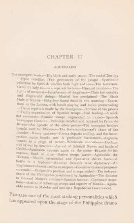 Chapter II. Aguinaldo
