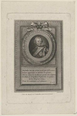 Bildnis des Frederic II. de Prusse