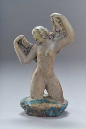 Plastik "Kniestück weibliche Figur"