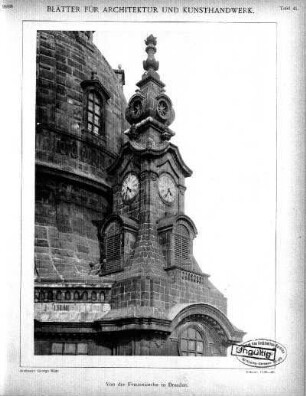 Tafel 41: Von der Frauenkirche in Dresden