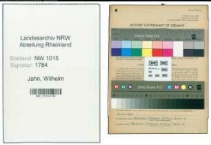 Entnazifizierung Wilhelm Jahn , geb. 30.08.1902 ()