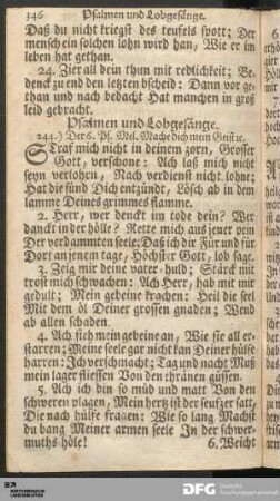 Psalmen und Lobgesänge.