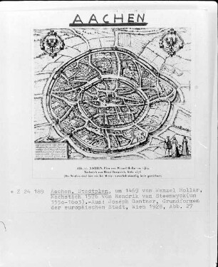Plan der Stadt Aachen