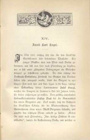 XIV. Jacob Carl Engel