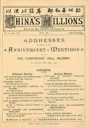 No. 109, July, 1884