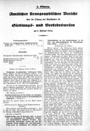 Sitzung 4, 2. Februar 1934