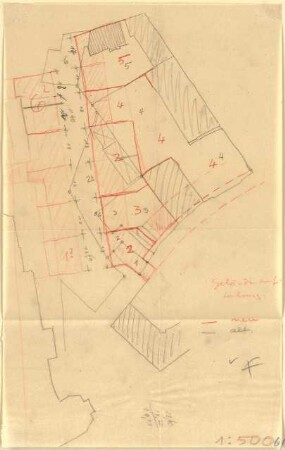 Fischer, Theodor; Lindau / Bodensee; Bahnhofplatz - Gelände - Aufteilung (Bebauungsplan)