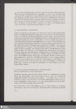 Zeiss Ikon Werkzeug-Normalien für Schnitte und Stanzen