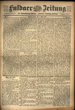 Ausgabe vom Freitag, den 04. März 1898.