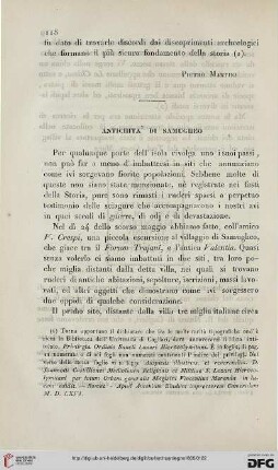 6: Antichità du Samugheo