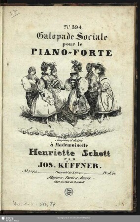 Galopade Sociale pour le Piano-Forte : No. 394