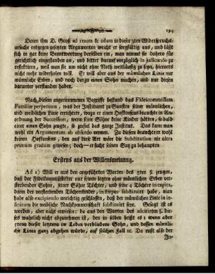 Erstens aus der Willensmeinung.