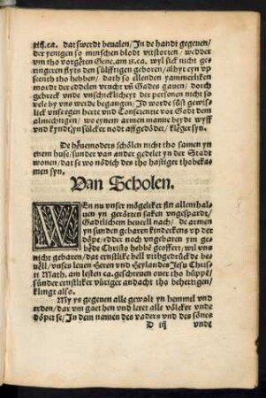 Van Scholen.