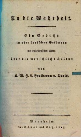 An die Wahrheit