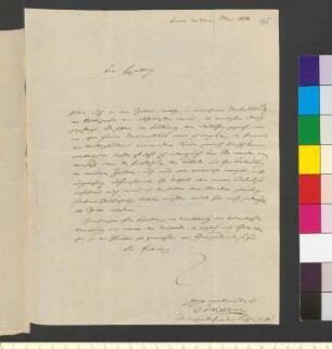 Brief von Häring, Georg Wilhelm Heinrich (=Alexis, Willibald) an Goethe, Johann Wolfgang von