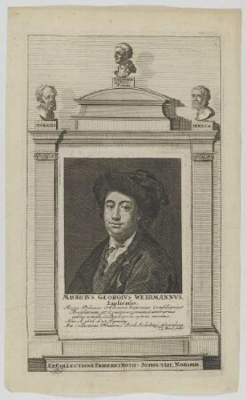 Bildnis des Mavricivs Georgivs Weidmannvs
