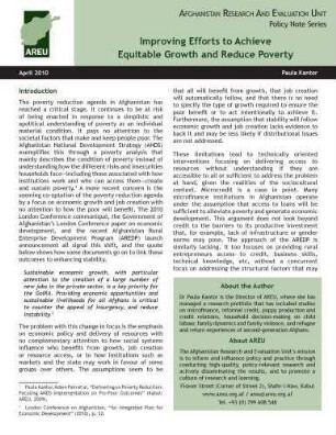 Improving efforts to achieve equitable growth and reduce poverty