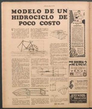 Modelo de un hidróciclo de poco costo