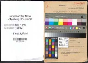 Entnazifizierung Paul Siebert , geb. 05.07.1880 (Fabrikant)