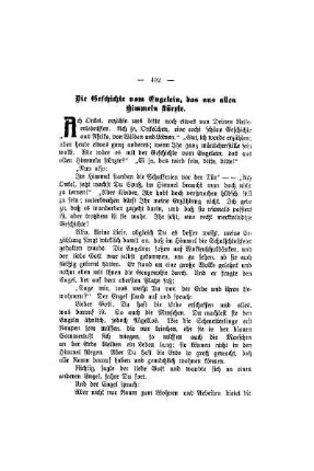 Die Geschichte vom Eugelein, das aus allen Himmeln stürzte