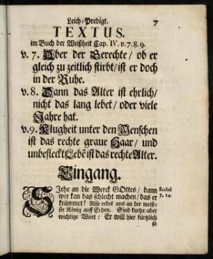 7-37, Christliche Leich-Predigt.