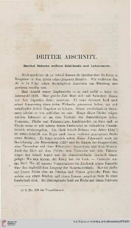 Dritter Abschnitt. Barthel Behams weitere Schicksale und Lebensende