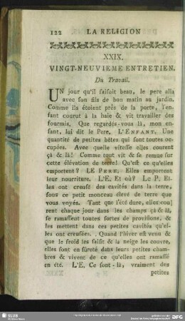 XXIX. Vingt-Neuvieme Entretien