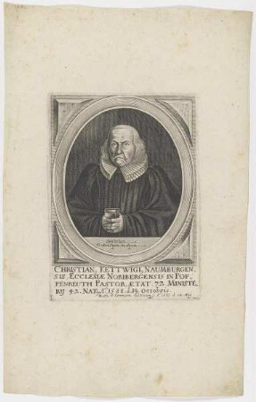 Bildnis des Christianus Kettwigius