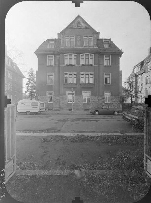 Dresden-Pieschen, Eschebachstraße 5. Wohnhaus (um 1910). Straßenfront